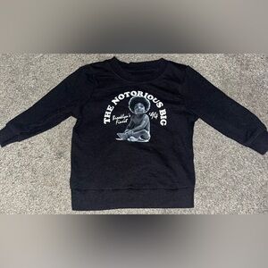 Notorious BIG  graphic sweater SIZE: 12month